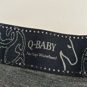 Wrangler Q-Baby No Gap Waistband Denim Dark Blue Jeans Embroidered Pockets 9/10